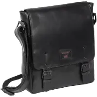 Mustang Leder Schultertasche Umhängetasche Natal Paola Shoulder Bag Navy dunkelblau