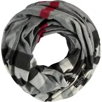 Fraas Schal Cashmink Scarf with Plaid Stone