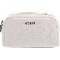 GUESS Kosmetiktasche Double Zip Case Light Pink