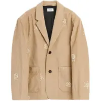 Soulland Gabe Blazer Beige Größe: S/M | Blazer Outlet | Unisex | Braun