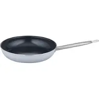 GSW Bratpfanne "Gastro Basic, Gastro-Qualität", grau (grau, schwarz), H:6,5cm Ø:28cm, Pfannen, Bratpfanne, PFAS-freien VITAFLON QUARZIT Antihaft-Versiegelung, Induktion