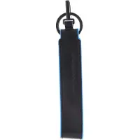 Piquadro Schlüsselanhänger Blue Square Revamp Keychain Nero