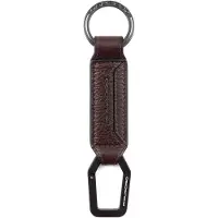 Piquadro Schlüsselanhänger Rhino Keychain With Carabiner Testa Di Moro