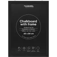 Europel Kreidetafel Holzrahmen 60x84cm schwarz 356227