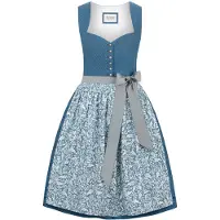 Stockerpoint Midi Dirndl "Rhianna " in blau | Gr.: 40