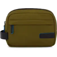 Piquadro Kulturbeutel PQ-RY Toiletry Bag Verde / Nero