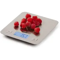 Domo DO9239W, Elektronische Küchenwaage, 5 kg, 1 g, Beige, Edelstahl, Arbeitsplatte
