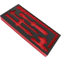Facom Leere Schaumstoffschale für das MODM.S1A Modul - PM.MODS1A (10 bis 32 mm 6-seitiges Sockelmodul)