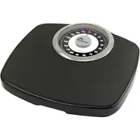 Little Balance Confort 180, Mechanische Personenwaage, 180 kg, 1 kg, Schwarz, Rechteck, Analog