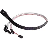 Silverstone CPS03 - SATA- / SAS-Kabel - mit Sidebands - 4-Lane - Mini SAS (SFF-8