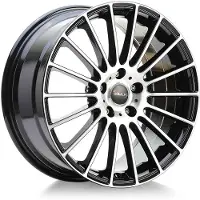 BIRTH AC-M03 black polished 7.5Jx17 5x108 ET45