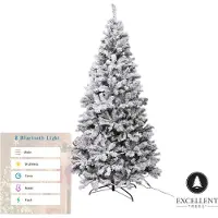 Kopu Excellent Trees Led Rova Weihnachtsbaum mit Schnee und Lichtern ⌀100cm – ↕180cm