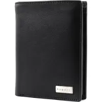 Bugatti Geldbörse City Line RFID Coin Wallet Combi Style 13CC Metal Logo Black