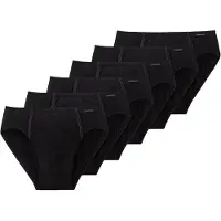 Schiesser Herren Slip 6er Pack - Supermini, Rio-Slip, Essentials, Cotton Stretch