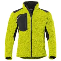 Qualitex Strick-Fleecejacke "protectano" kiwi 3XL