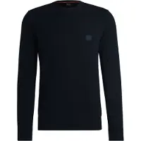 BOSS Pullover aus Baumwoll-Mix mit Logo-Patch Grösse M