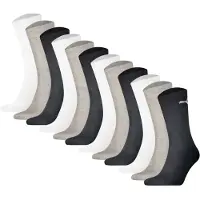 Puma Unisex Sportsocken, 12er Pack - Sport Crew Socken, ECOM, Logo, einfarbig