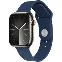 IMoshion Geflochtenes Silikonarmband für Apple Watch | 44/45/46/49 mm - Dunkelblau