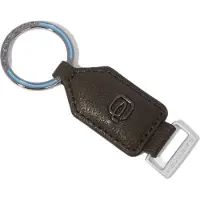 Piquadro Schlüsselanhänger Black Square Keychain Dark Brown