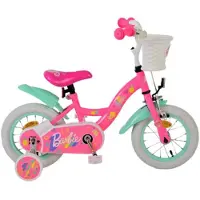 Volare Barbie Kinderfahrrad - Mädchen - 12 Zoll - Rosa