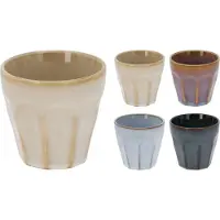 Excellent houseware Espressotassen - 4x Stuck - farbig - Porzellan - 90 ml