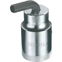 Gedore 8756-08 Aufsteckstiftschlüssel für Innensechskantschrauben 16Z 8 mm