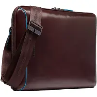 Piquadro Schreibmappe Blue Square Notepad Holder 12,9" Mahogany