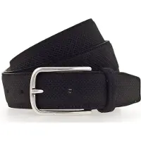 Vanzetti Gürtel Leather Belt W80 Black - kürzbar