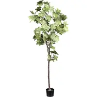 Creativ Green Kunstbaum "Ahornbaum" mit detailgetreuen Blättern