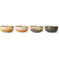 HK Living - 70's Tapas-Schale , Ø 11 cm, drift (4er-Set)