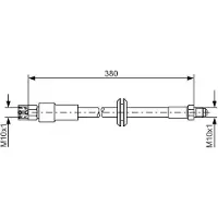 Bosch Bremsschlauch 1 987 476 140