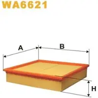 WIX FILTERS Luftfilter WA6621