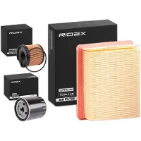 RIDEX Filterset Inspektionspaket Filtersatz passend für PEUGEOT 206 Schrägheck (2A/C) 307 (3A/C) 206 SW (2E/K) für CITROËN XSARA PICASSO (N68)