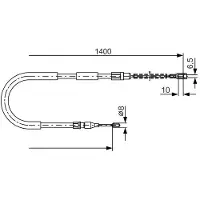 Bosch Seilzug, Feststellbremse 1 987 482 218