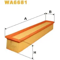WIX FILTERS Luftfilter WA6681