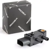 RIDEX 4272S0026 Abgasdruck Differenzdrucksensor für VW Golf VII Schrägheck (5G1, BQ1, BE1, BE2) Polo Schrägheck (6R1, 6C1) Golf VII Variant (BA5, BV5)