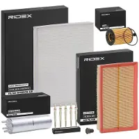 RIDEX Inspektionspaket Filterset für VW Transporter V Bus (7HB, 7HJ, 7EB, 7EJ, 7EF, 7EG, 7HF, 7EC) Multivan V (7HM, 7HN, 7HF, 7EF, 7EM, 7EN)
