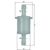 MAHLE ORIGINAL Kraftstofffilter KL 26 für Ligier Nova