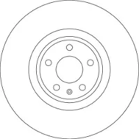 TRW Bremsscheibe DF6729S, 1 Stück