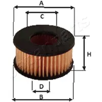 Japanparts Kraftstofffilter FO-GAS45S