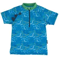 Sterntaler Kurzarm-Schwimmshirt Dino Blau Gr. 86/92