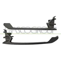 PRASCO Zier- / Schutzleistensatz Stoßfänger vorne links vorne rechts RN3302145 für RENAULT Clio IV Schrägheck (BH) Clio IV Grandtour (KH)