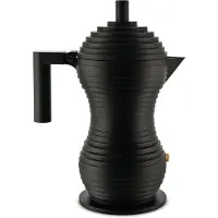 Alessi MDL02/1BB, Mokka-Kanne, Schwarz, 125 mm, 72 mm, 165 mm