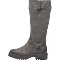 s.Oliver Damen Stiefel Langschaft Riemen Schnalle Warmfutter 5-26603-41, Größe:37 EU, Farbe:Braun