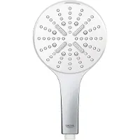 GROHE Rainshower SmartActive 130, Handduschbrause mit Kopf, Weiß, Wand, 9,5 l/min