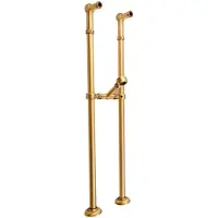 Sapho ANTEA Anschluss für freistehende Wannenarmaturen, 1 Paar, Bronze
