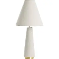Light & Living Tischlampe Devia Ø 30cm - bouclé - beige