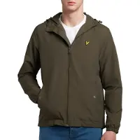 Lyle & Scott Jacke Zip Through Hooded Jacket Herren Dark Olive-L
