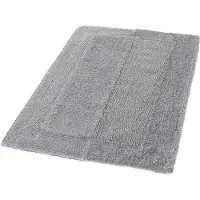 Kleine wolke Badematte "Havanna", fußbodenheizungsgeeignet, Badteppich, Uni Farben, Hoch-Tief Effekt, mit Bordüre