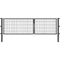 Alberts Zaundoppeltür "Flexo" 350 cm Breite, in versch. Höhen
